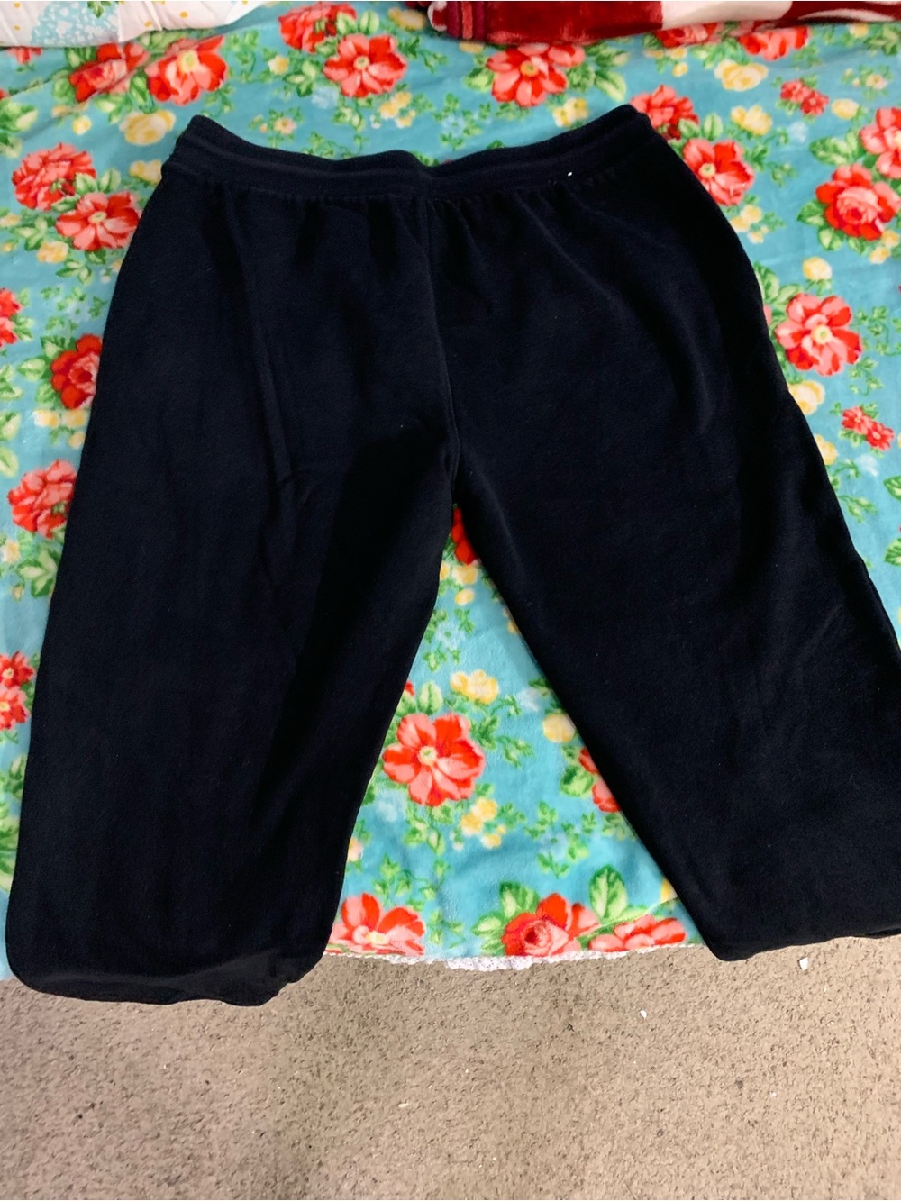 Aeropostale Black AERO Logo Sweatpants Joggers Lounge Pants - Picture 5 of 8
